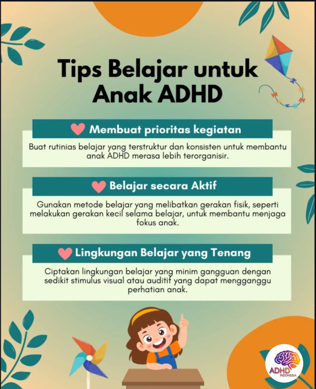 Strategi Belajar yang Cocok untuk Anak ADHD di Kabupaten Halmahera Tengah